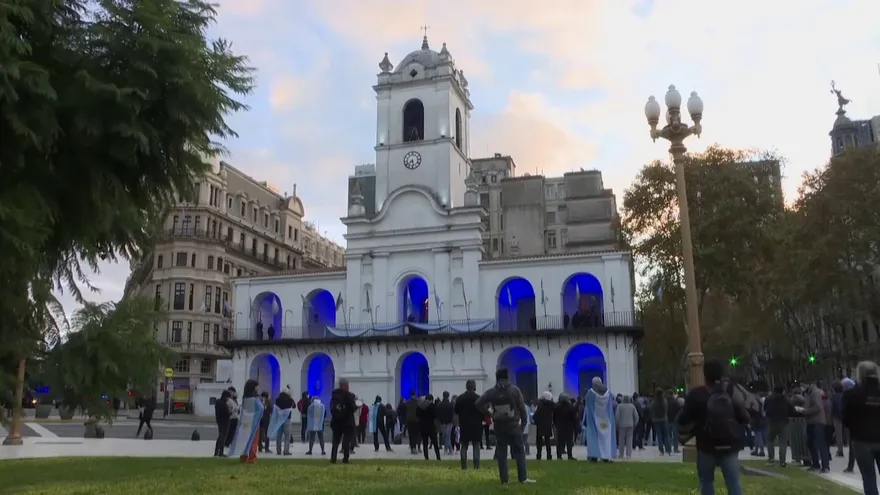 Primera protesta contra el confinamiento en Argentina