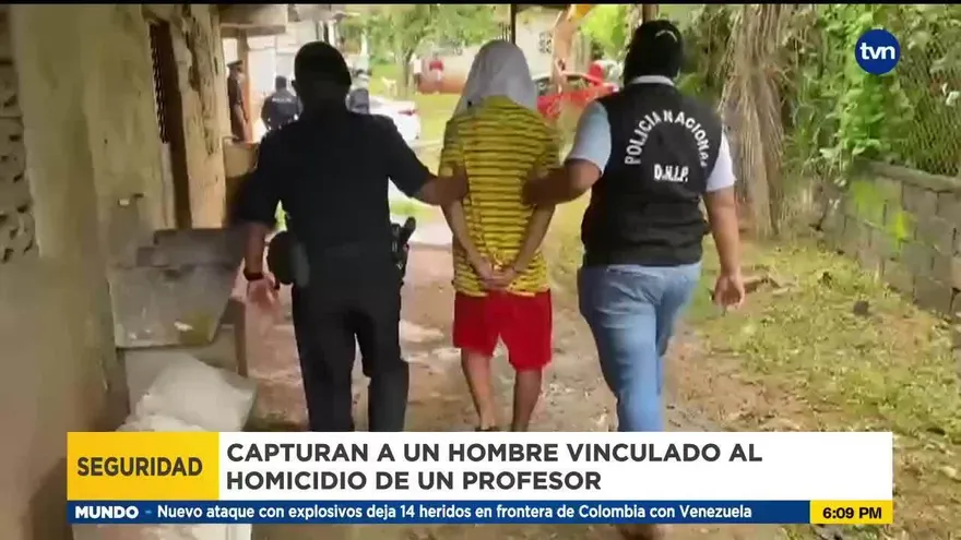 Capturan a joven vinculado a asesinato de profesor