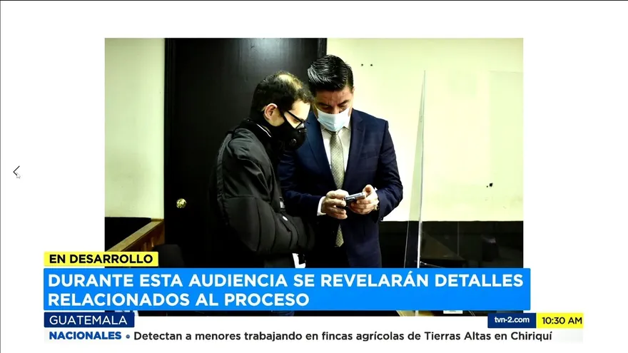 Luis Enrique Martinelli Linares acude a audiencia por proceso de extradición