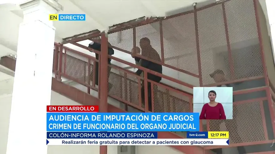 Realizan audiencia de imputación por crimen de funcionario