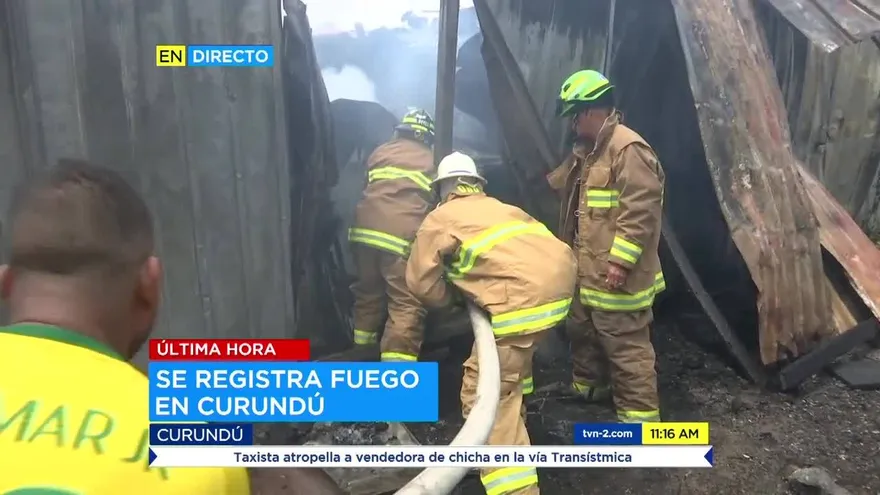 Se incendia barraca en Curundú
