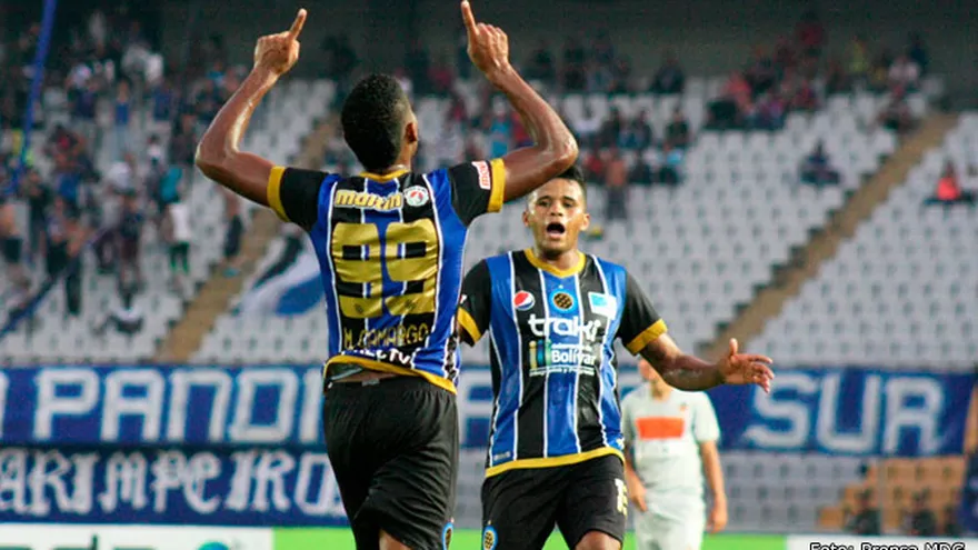 Goles de Miguel Camargo y de Edwin Aguilar