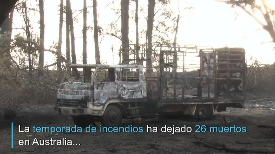 El devastador paisaje en Australia tras incendios