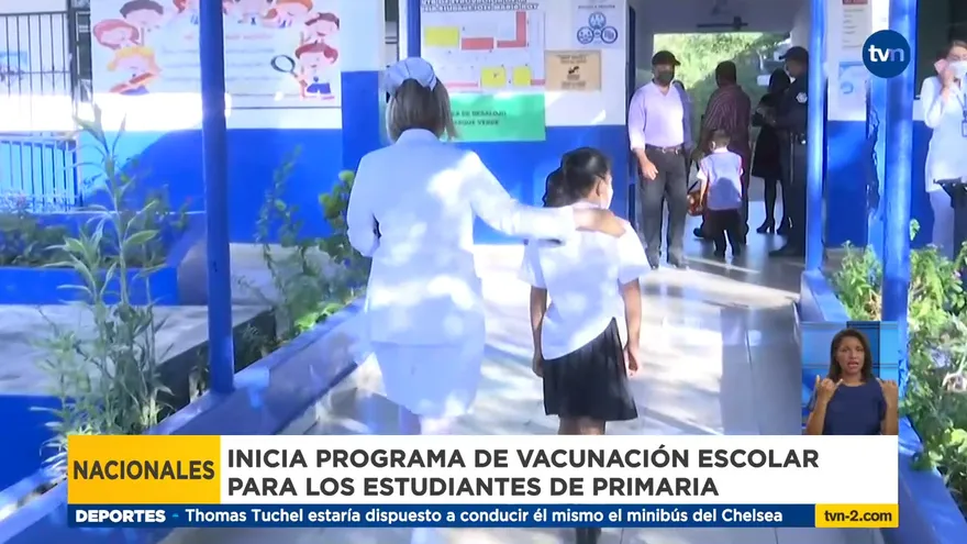 Inicia jornada de vacunación en escuelas de Chiriquí