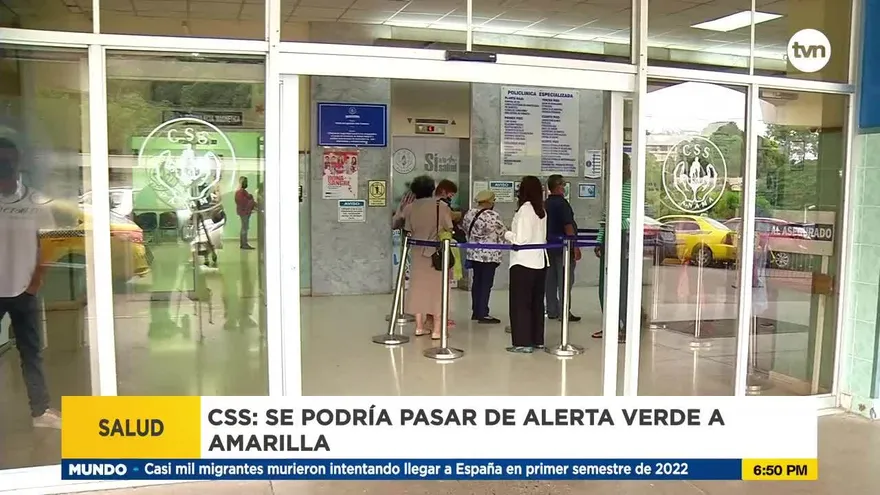 CSS podría pasar de alerta verde a amarilla de continuar los cierres