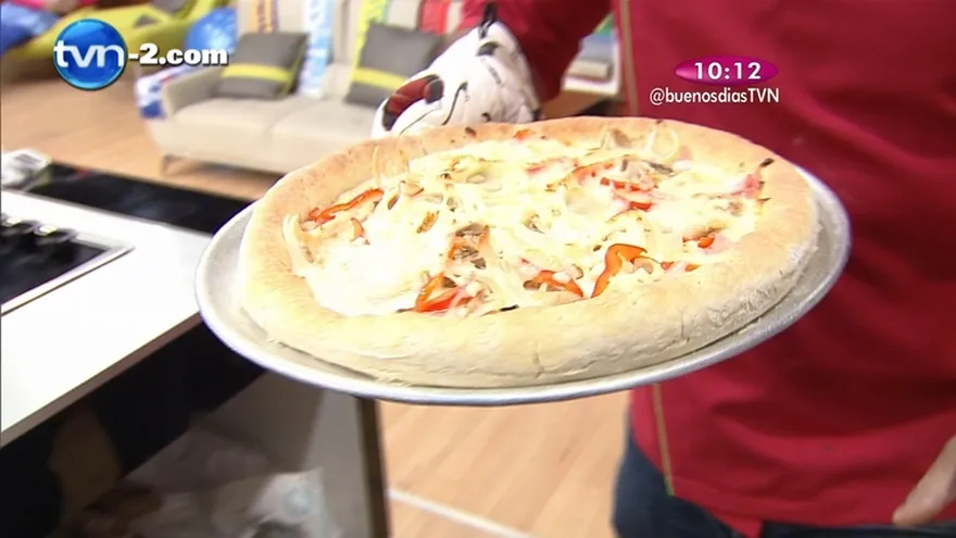 Receta - Pizza Crocante de Pollo "Invitado Alejandro Palacio"