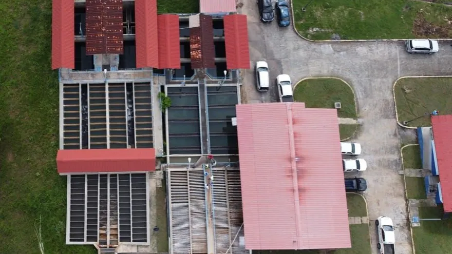 Planta potabilizadora de Chame en Panamá Oeste.