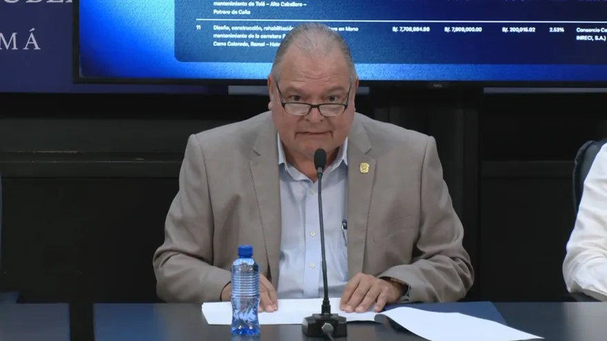 Ministro de Obras Públicas, José Luis Andrade.