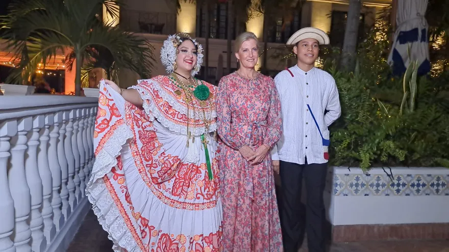 Sophie, duquesa de Edimburgo, realizó este viernes 14 de noviembre una visita oficial a Panamá.