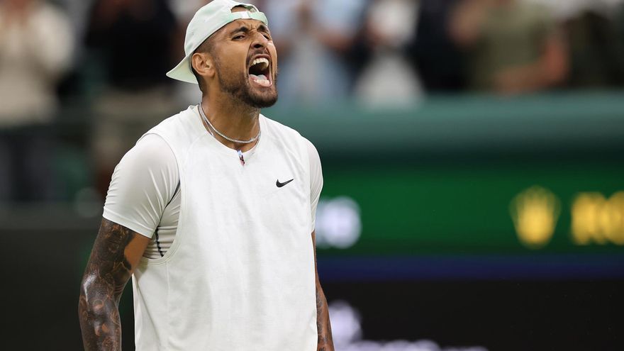 Nick Kyrgios despachó a Stefanos Tsitsipas en Wimbledon