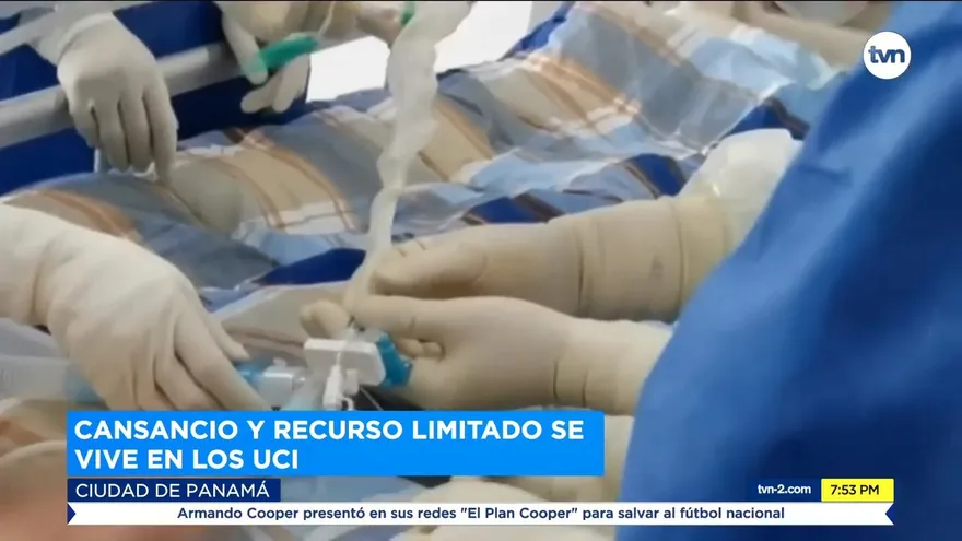 Cansancio y recursos limitados se vive en las salas de UCI