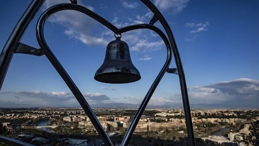 Una vista general del Monte Mario, en Italia