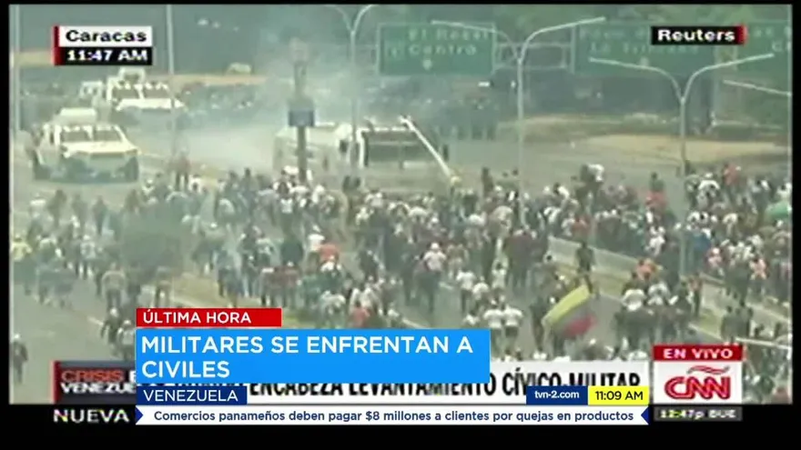 Continúan violentos enfrentamientos en Venezuela