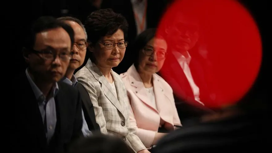 La jefa del Gobierno de Hong Kong, Carrie Lam.