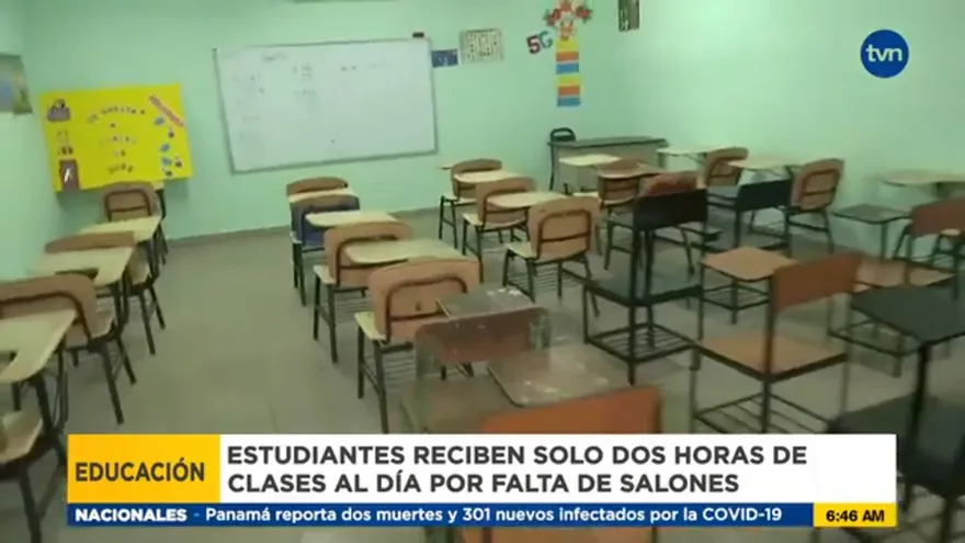 Quejas por falta de salones en escuela Grecia