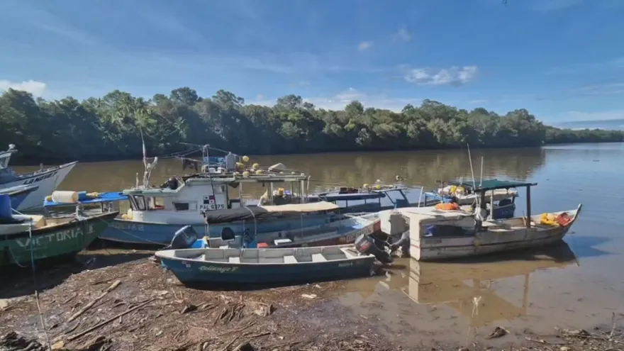 Pequeños botes de pescadores en Pedregal, Chiriquí