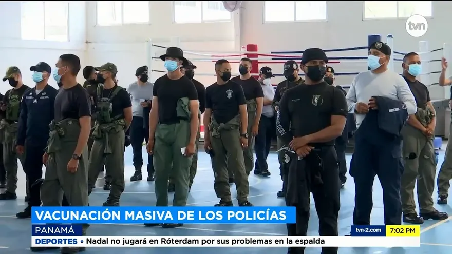 Sigue el proceso de vacunación en los estamentos de seguridad