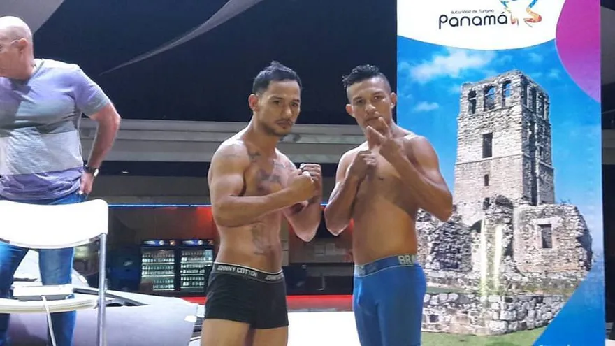 "El Nica" Concepción y su rival cumplen con el pesaje.