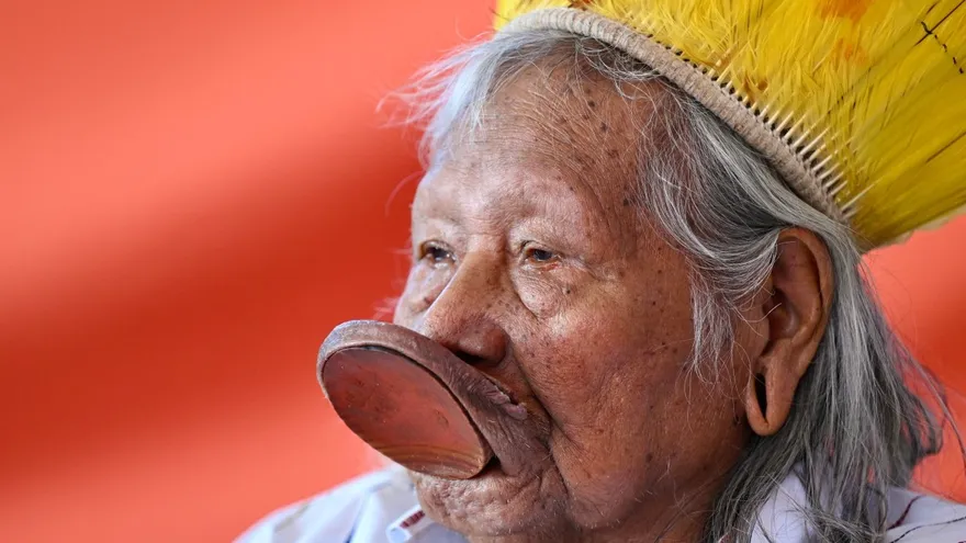 Cacique brasileño Raoni Metuktire