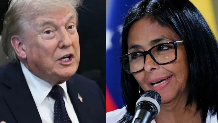Donald Trump y Delcy Rodríguez sostendrán un encuentro