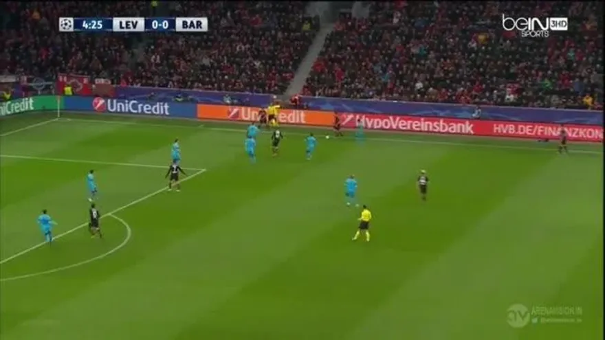 Barcelona y Bayer Leverkusen empataron 1-1 en la Champions League