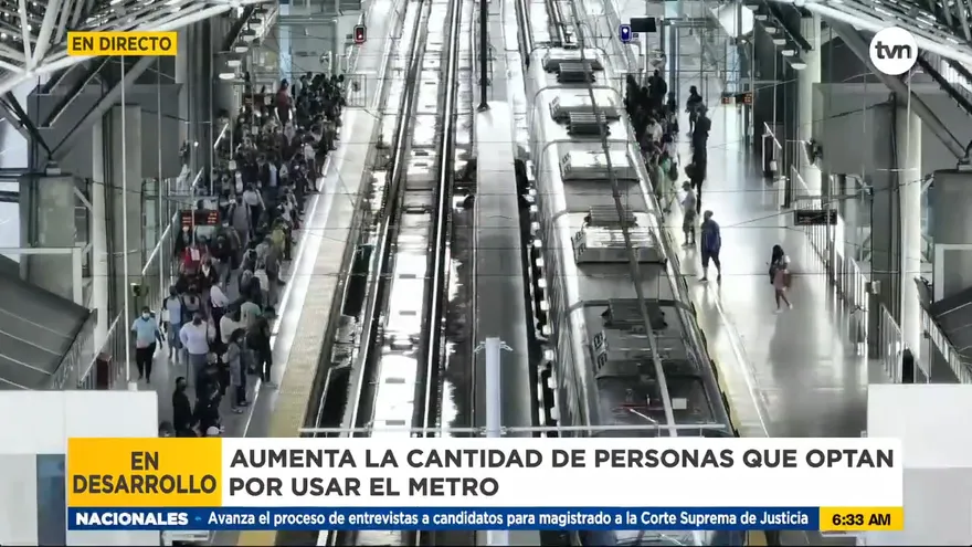 Aumenta la cantidad de usuarios en el Metro de Panamá