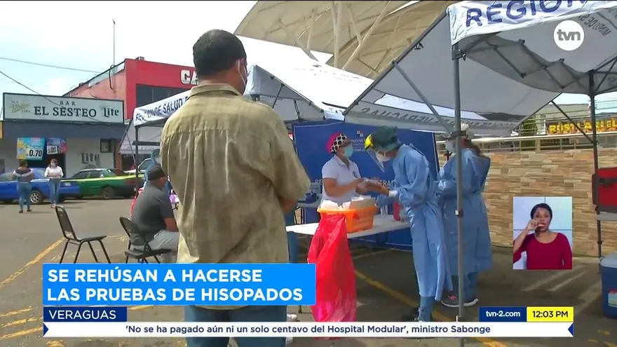 Realizan pruebas de COVID-19 en Veraguas