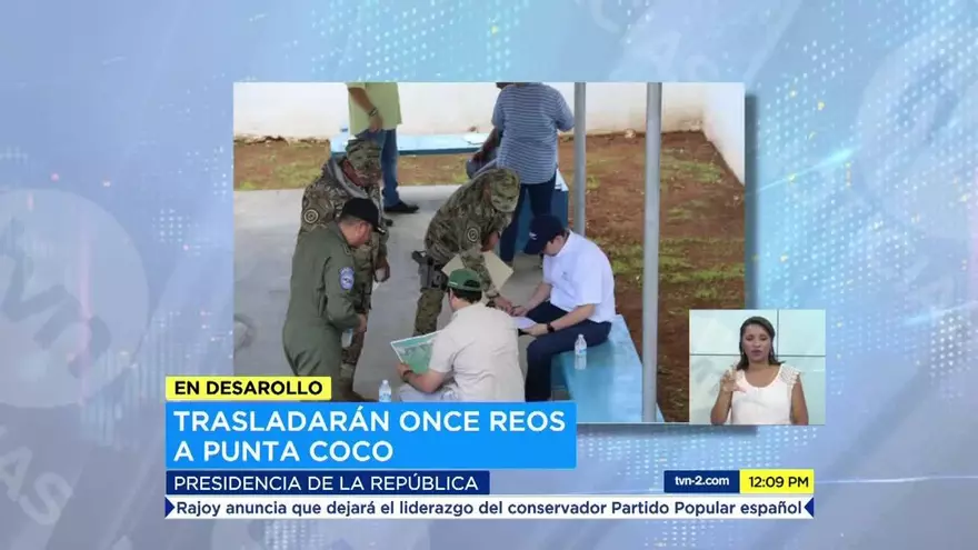 Trasladan a reos de alta peligrosidad a Punta Coco