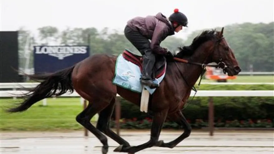 El Belmont podría estar empapado