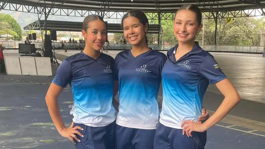 Lía Carmona, Galit Pinzón y Camila García de Paredes compitieron en el certamen interclubes