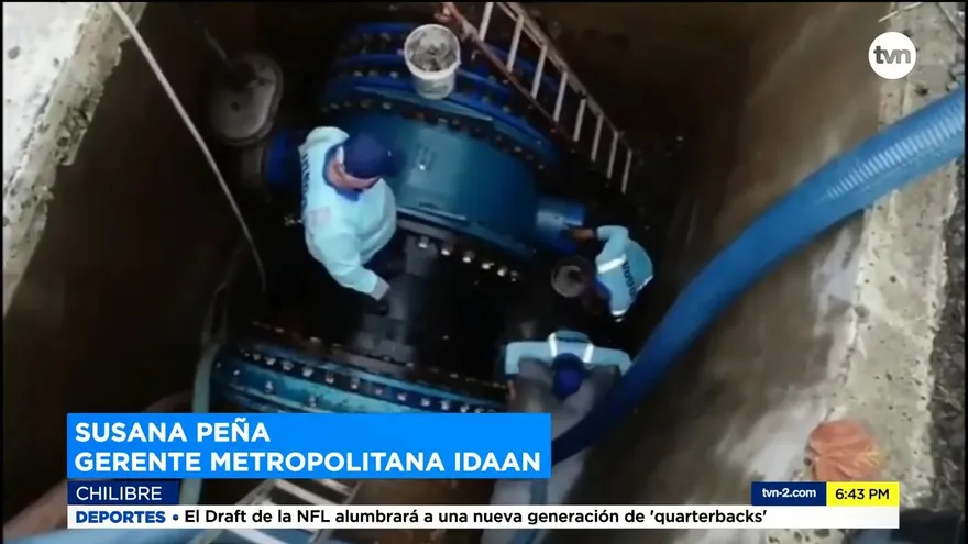 Idaan repara daño en tubería de la planta antigua de Chilibre