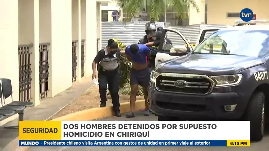 Dos hombres vinculados a homicidio en Chiriquí son llevados a audiencia