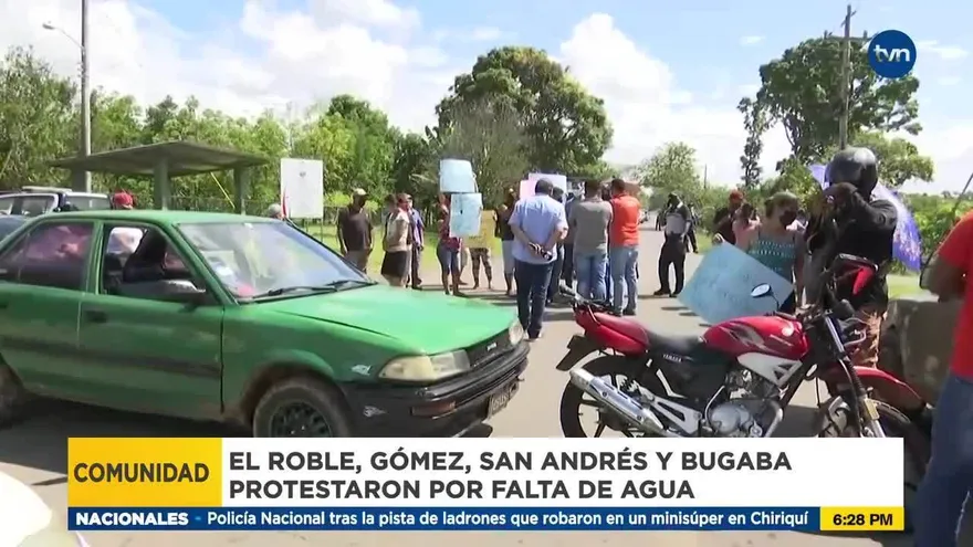 Cuatro comunidades en Chiriquí protestan por falta de agua