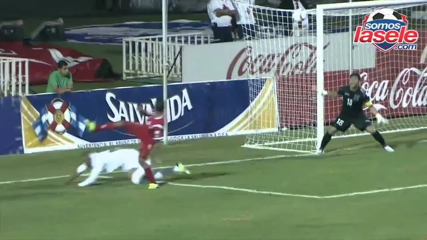 Gol de Panamá anotado por Gabriel Torres