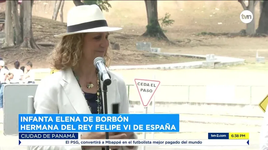 Infanta Elena de Borbón visita el Parque Omar
