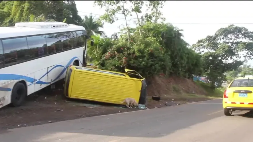 Cinco heridos deja accidente en Arraiján