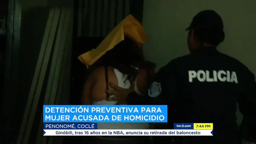 Detención provisional para mujer señalada por crimen de su pareja en Aguadulce