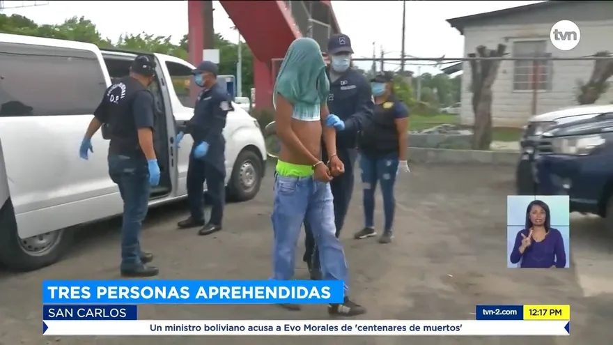 Aprehenden a sospechosos de crimen en el distrito de Capira