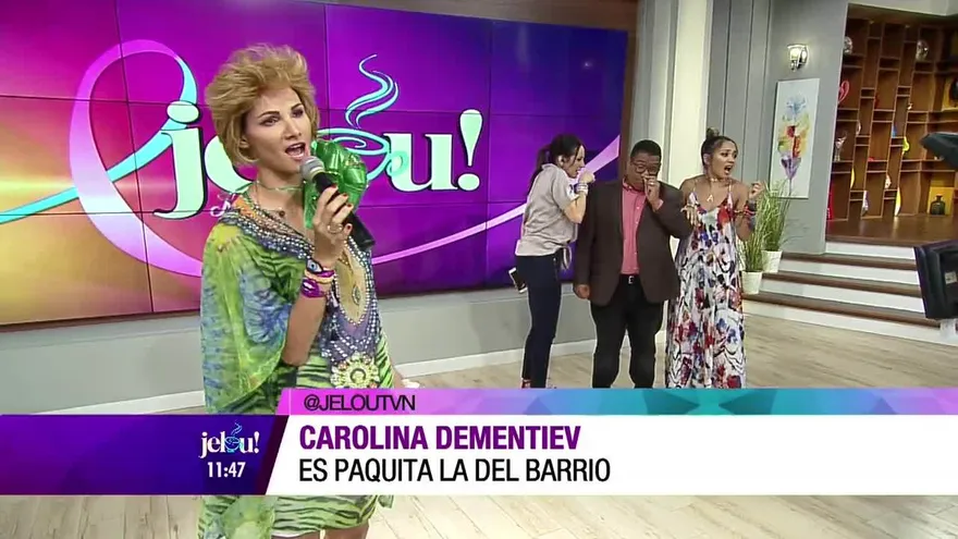 Carolina Dementiev imita a Paquita la del Barrio