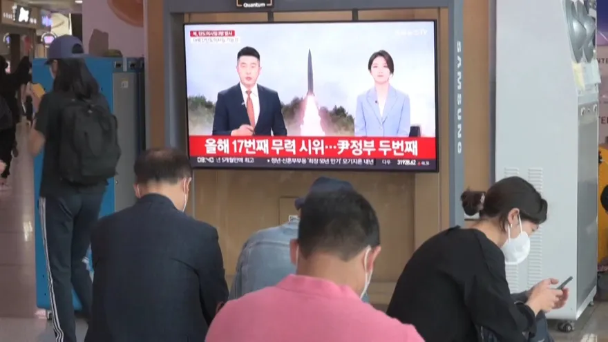 Corea del Norte probó un supuesto misil intercontinental