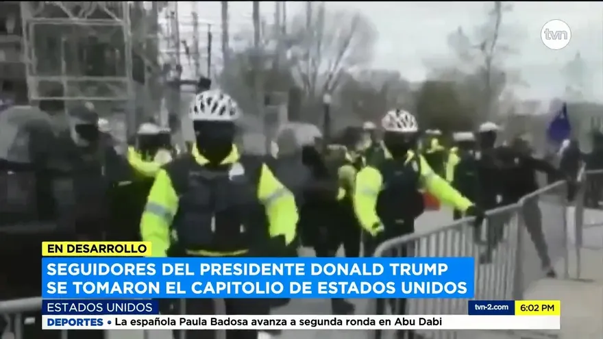 Seguidores de Trump se toman el Capitolio