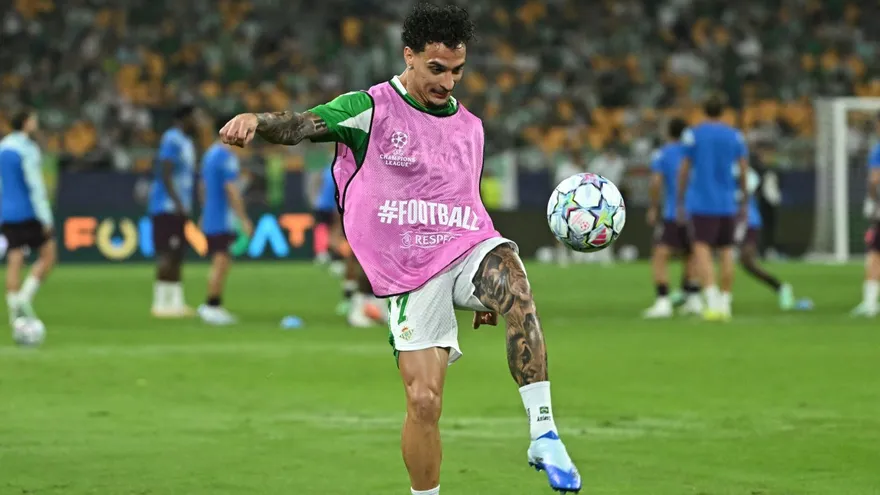 Antony jugador del Real Betis