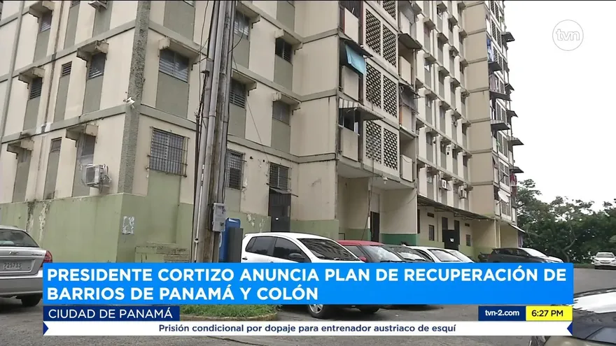 Presidente Cortizo anuncia plan de recuperación de barrios de Panamá y Colón