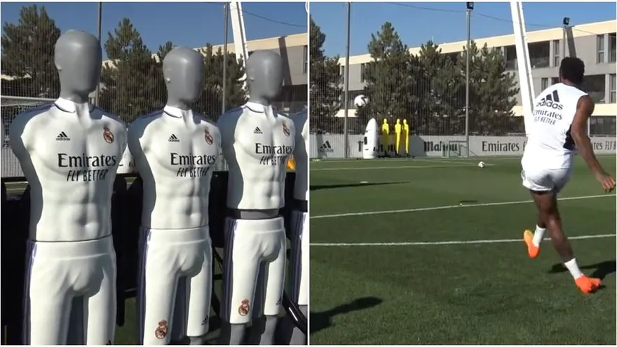 Real Madrid tiene una nueva manera de practicar los tiros libres