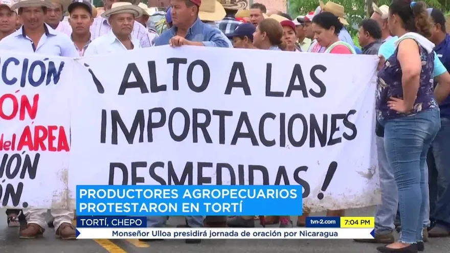 Productores en Tortí exigen detener las importaciones
