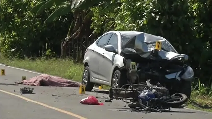 Motorizado pierde la vida en Chiriquí