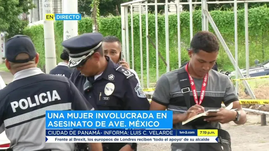 Policía Nacional captura mujer sospechosa por asesinato en Avenida México