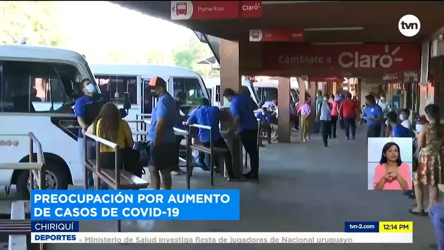 Preocupa aumento de casos de Covid en Chiriquí