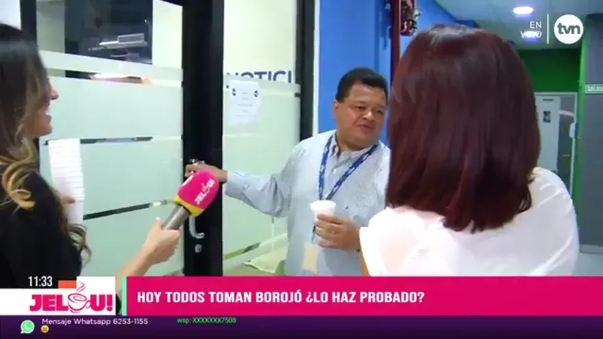 TVN se somete al Reto del Borojó