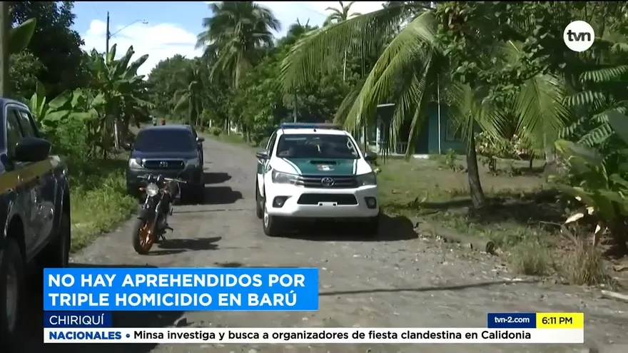 Sin aprendidos en triple homicidio en Chiriquí